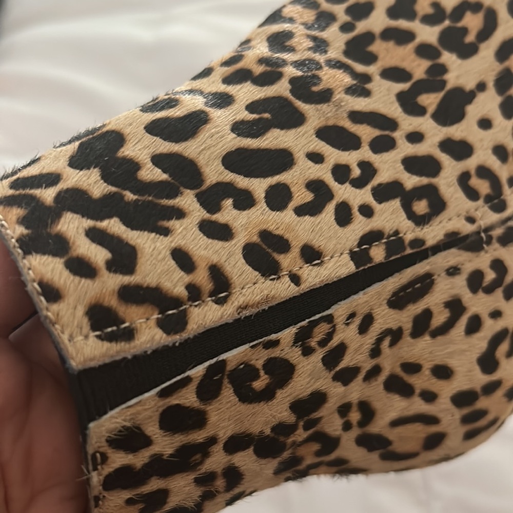 Halogen Leopard Print Booties - image 6
